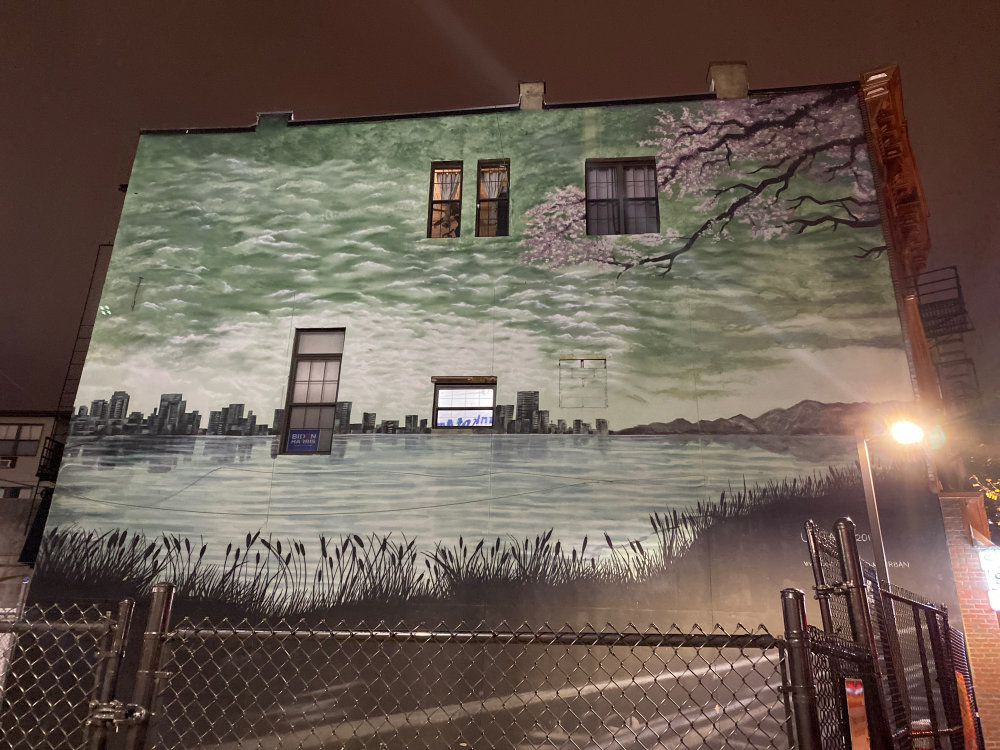 mural in Jersey City by artist unknown.