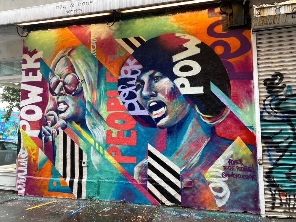 mural in New York by artist Bianca Romero.