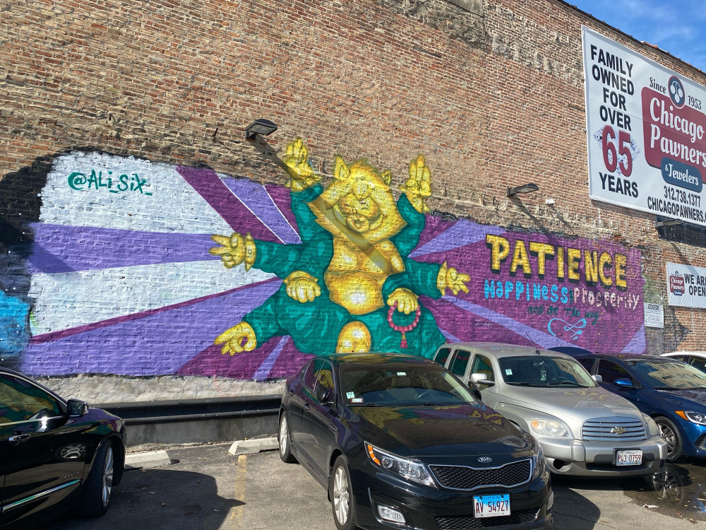 mural in Chicago by artist Ali 6.