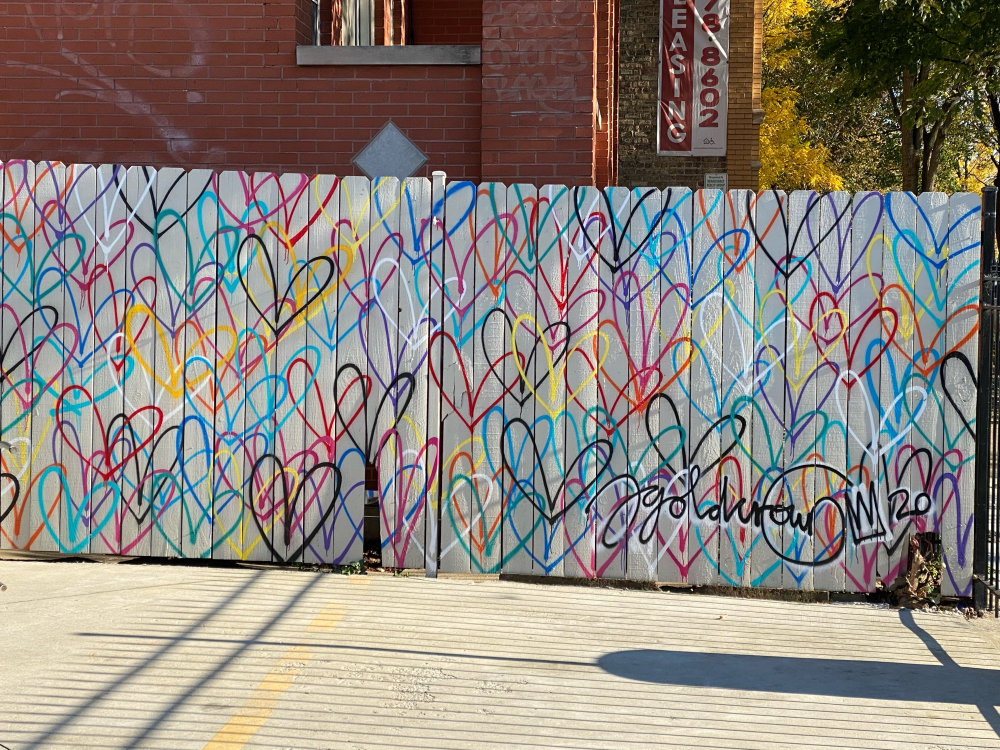 mural in Chicago by artist James Goldcrown.