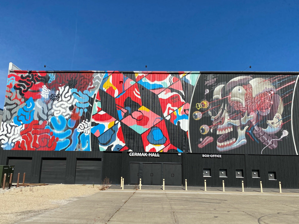 mural in Chicago by artist Nychos.