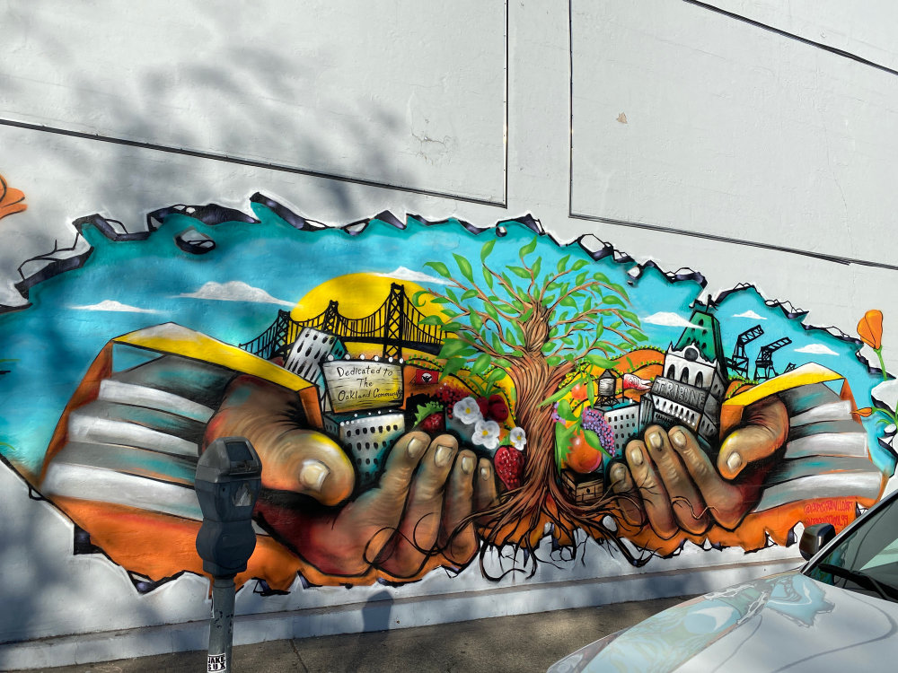 mural in Oakland by artist Chris Granillo.