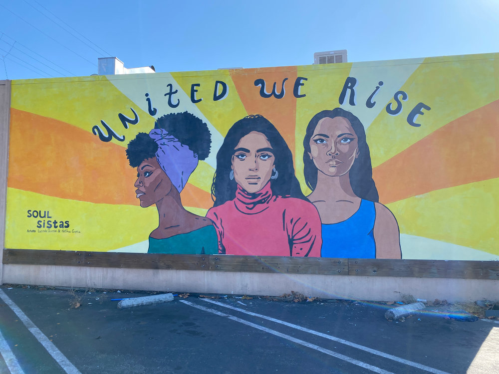 mural in San Leandro by artist unknown.