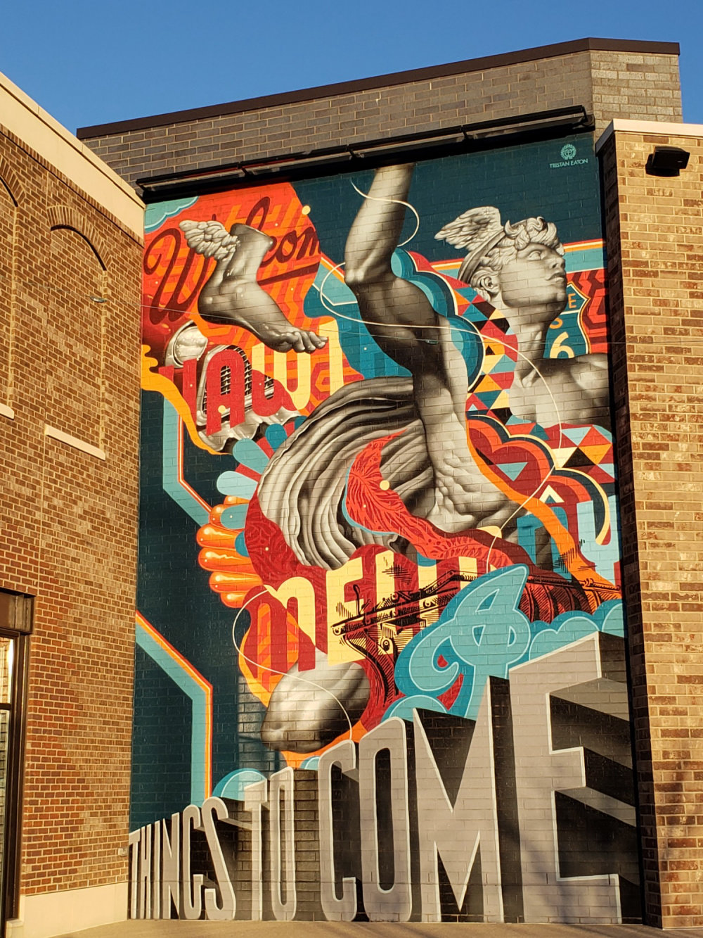 mural in Vernon Hills by artist Tristan Eaton.