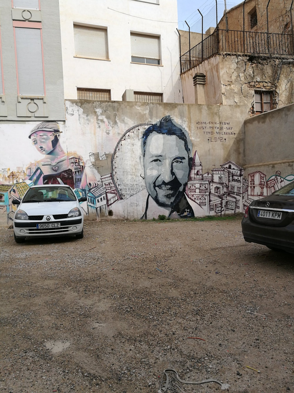 mural in Lorca by artist unknown.
