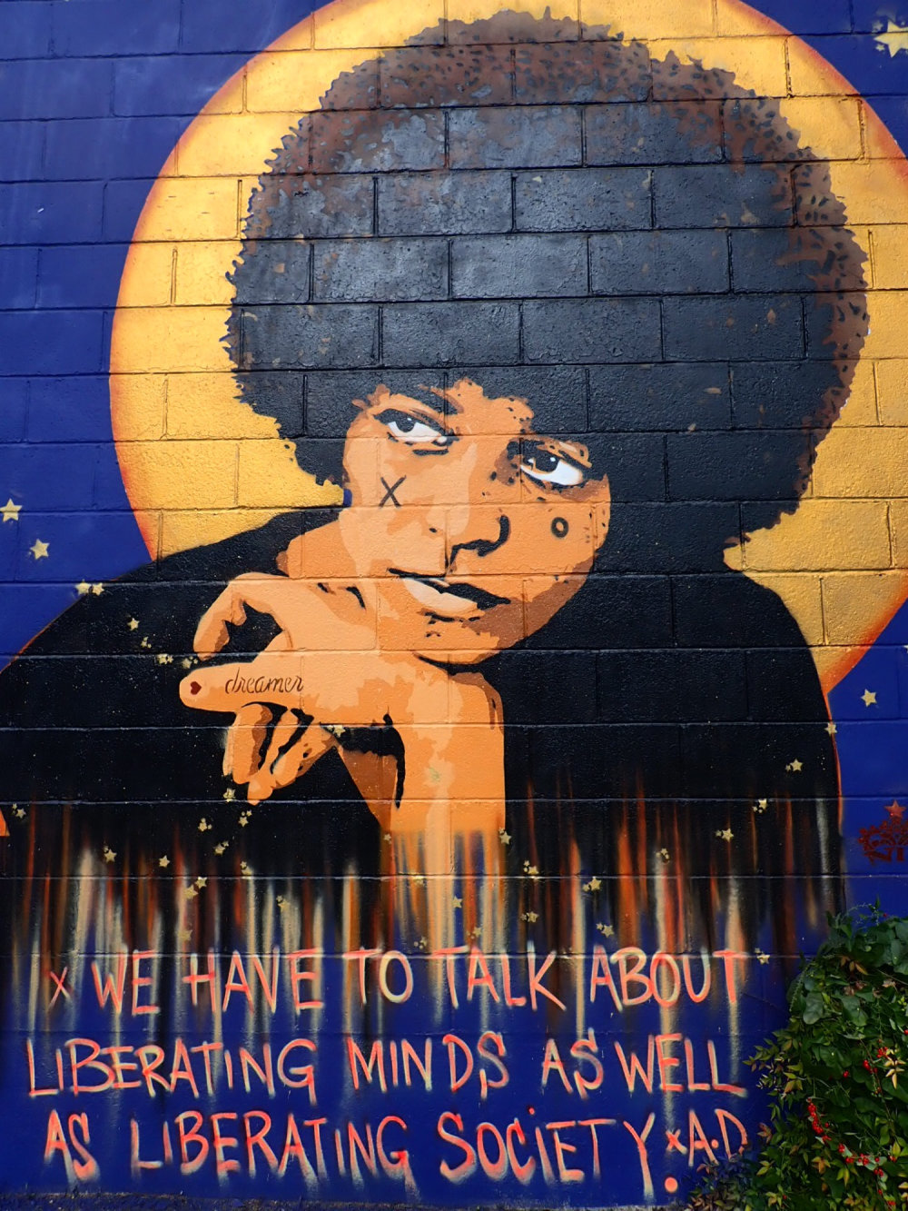 mural in Austin by artist Niz.