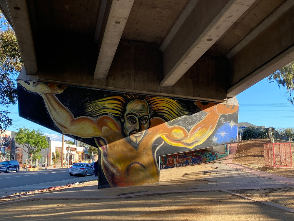mural in San Diego by artist unknown.