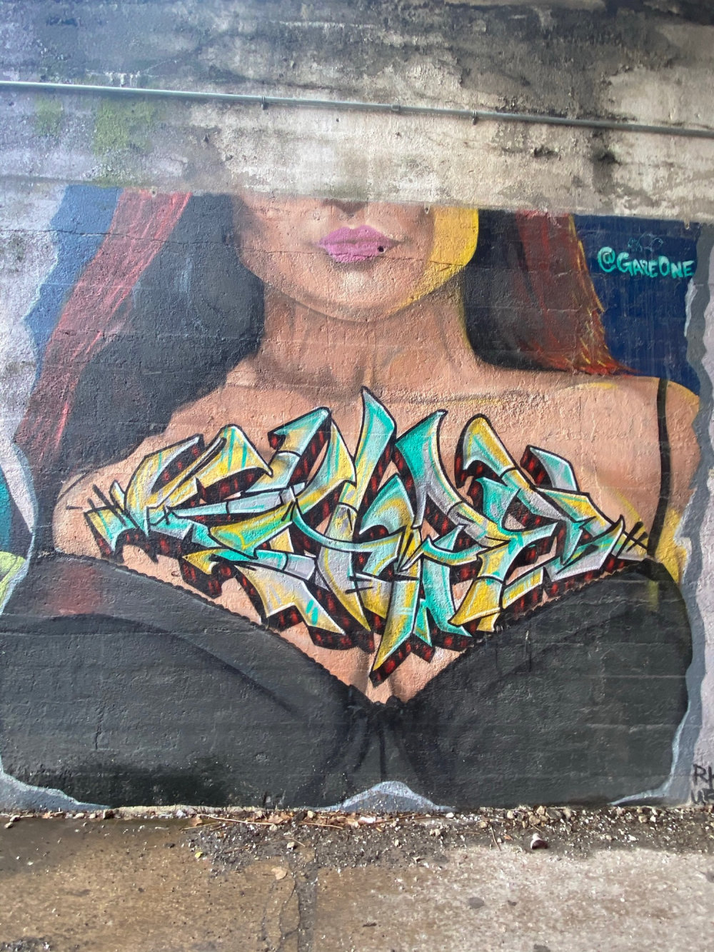 mural in Chicago by artist Gape One.