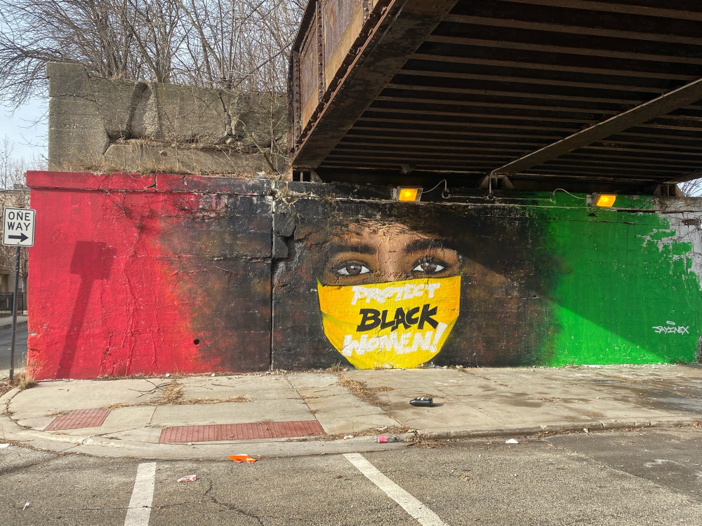 mural in Chicago by artist Jayinex.
