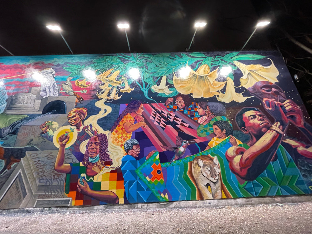 mural in New York by artist Raul Ayala.