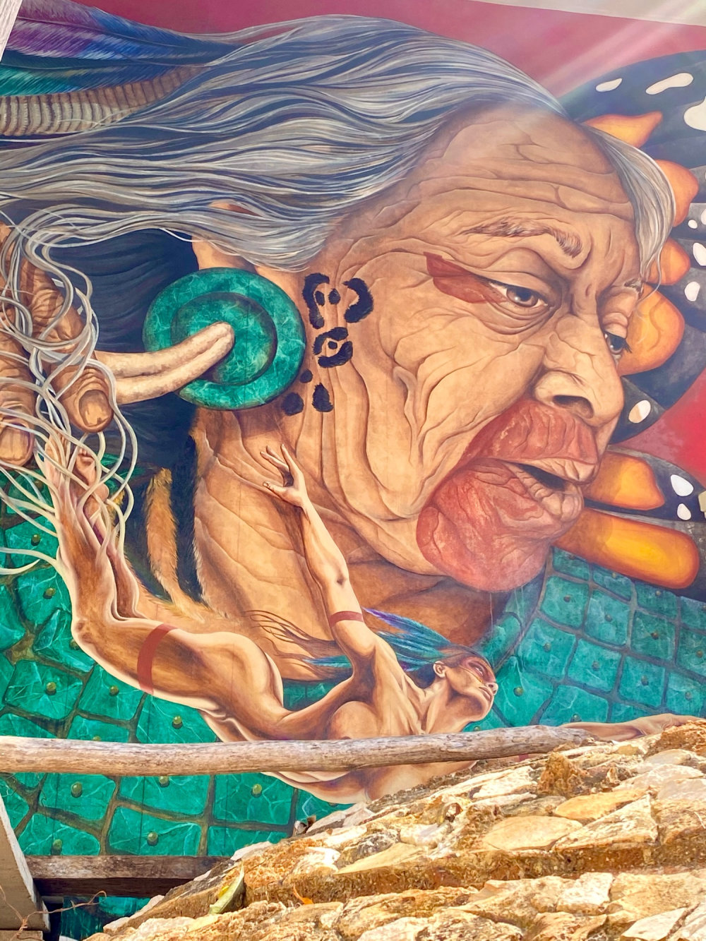 mural in Valladolid by artist unknown.