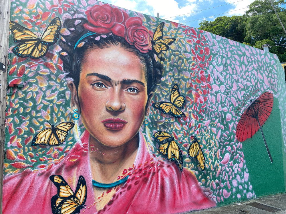 mural in Honolulu by artist Tehrell Porter.
