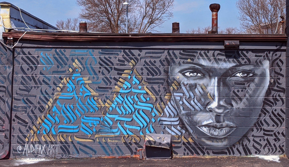 mural in Madison by artist Audifax.