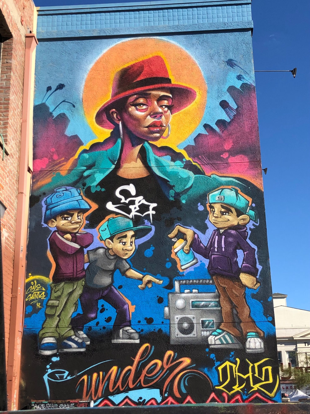 mural in Santa Ana by artist unknown.