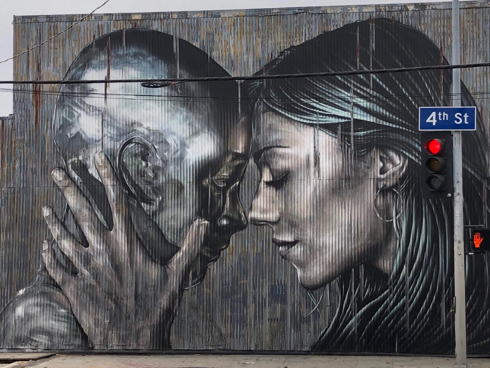 mural in Los Angeles by artist Christina Angelina.