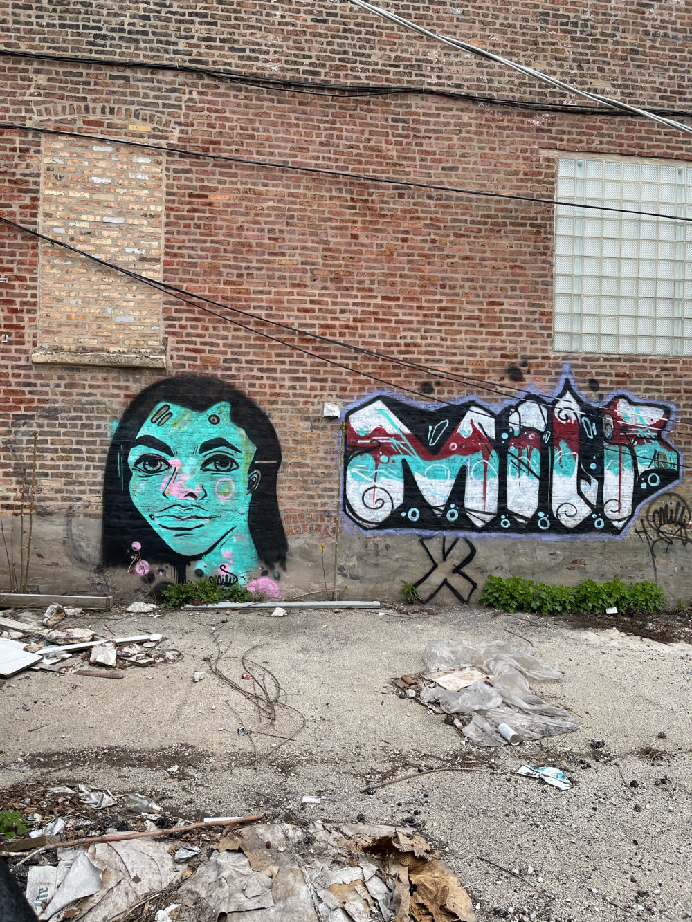mural in Chicago by artist Erick Generic.