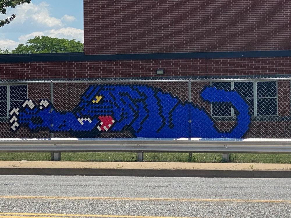 mural in Ford Heights by artist unknown.