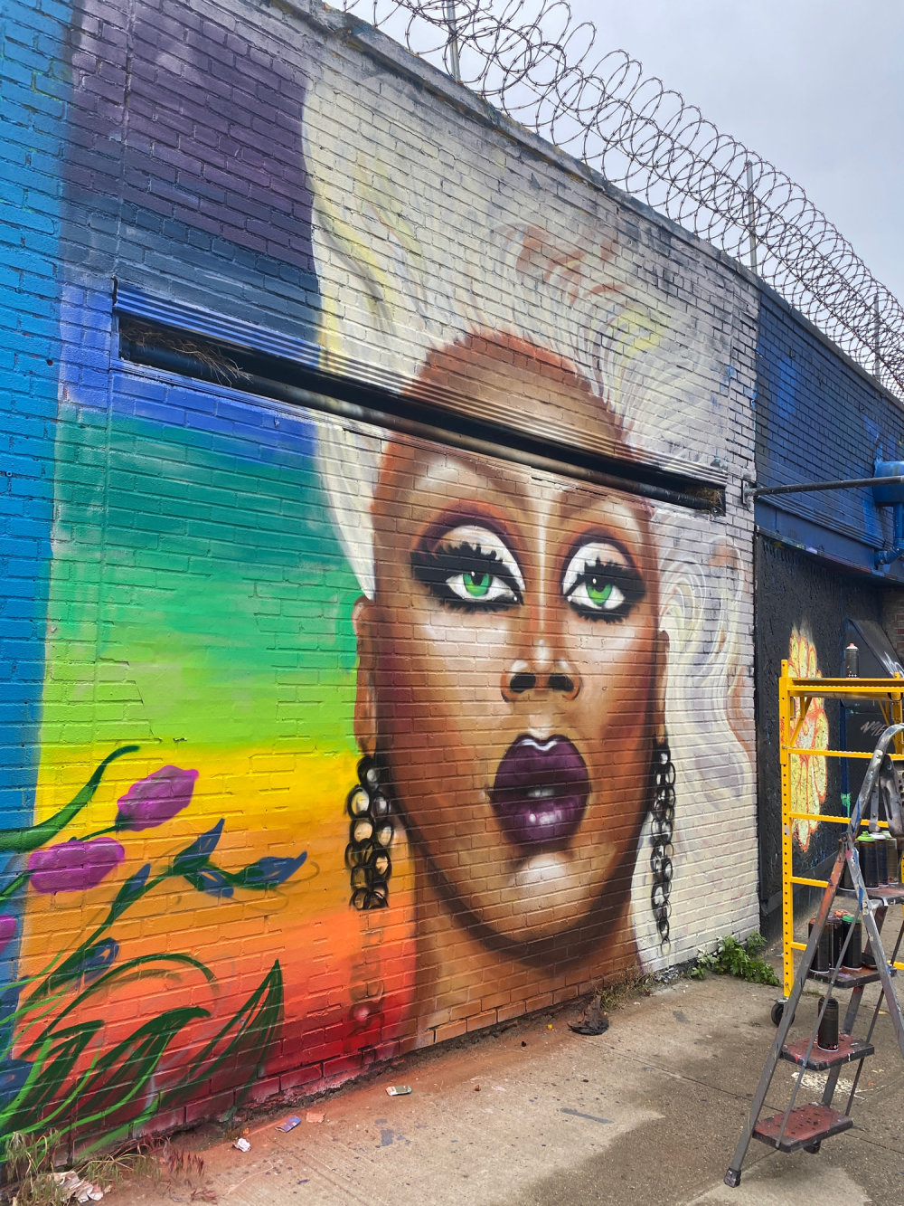 mural in Queens by artist Lexi Bella.