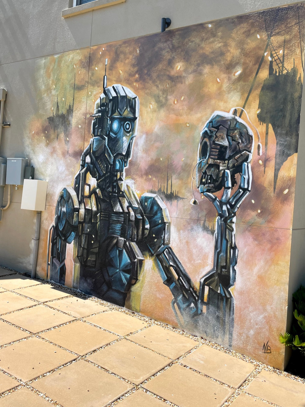 mural in Sarasota by artist unknown.