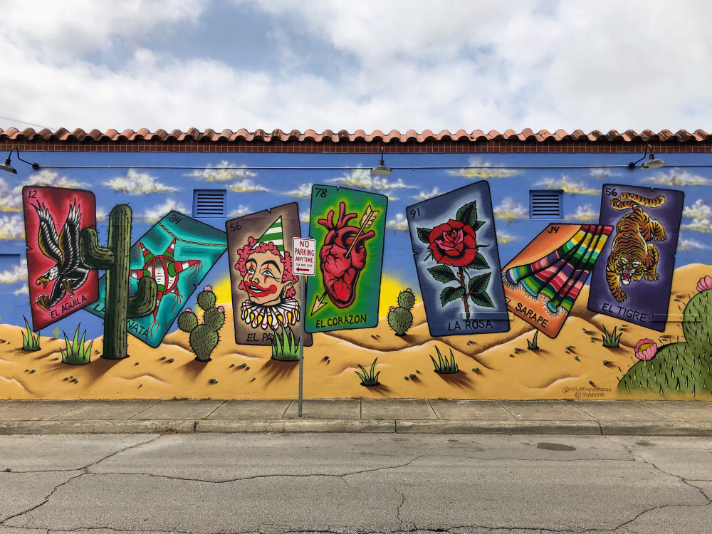 mural in San Antonio by artist unknown.
