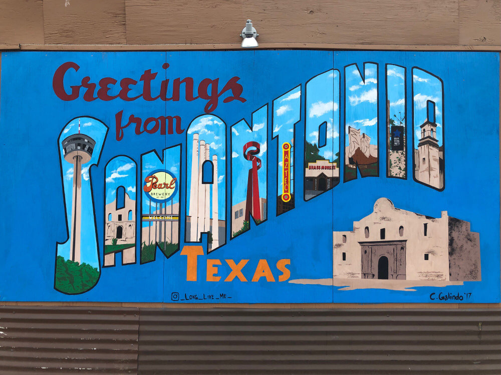 mural in San Antonio by artist Chris Galindo.