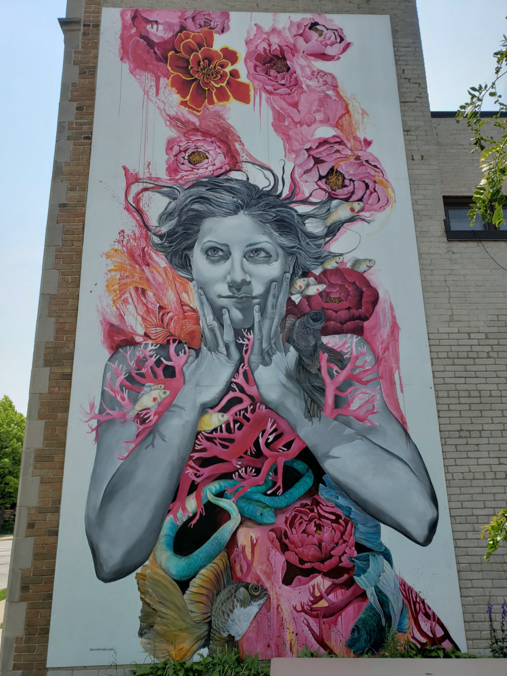 mural in Milwaukee by artist Nova Czarnecki.