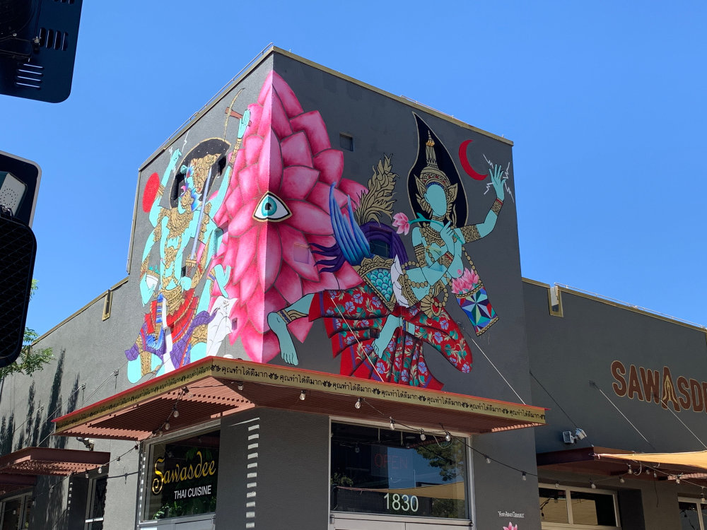 mural in Sacramento by artist JM Knudsen.