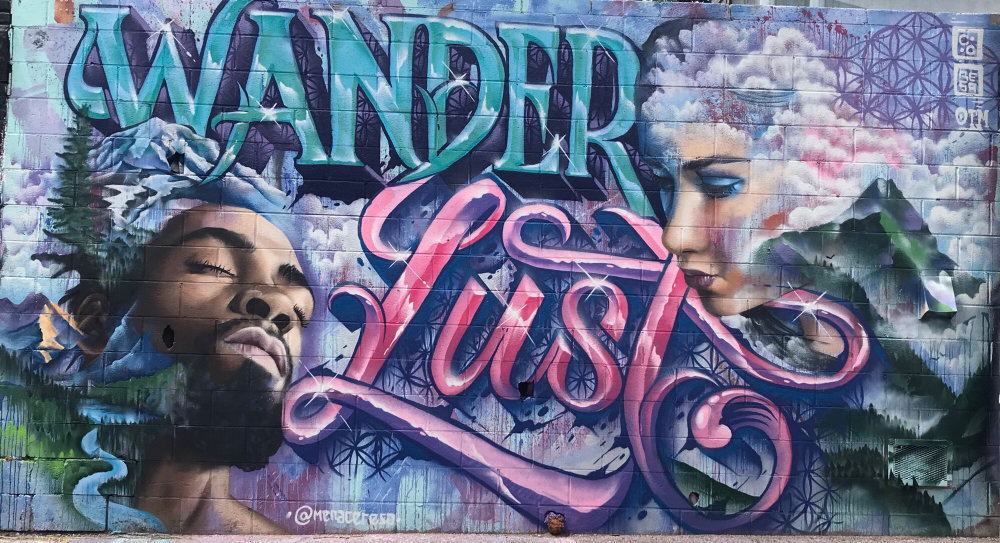 mural in Denver by artist Menace Two Resa Piece.