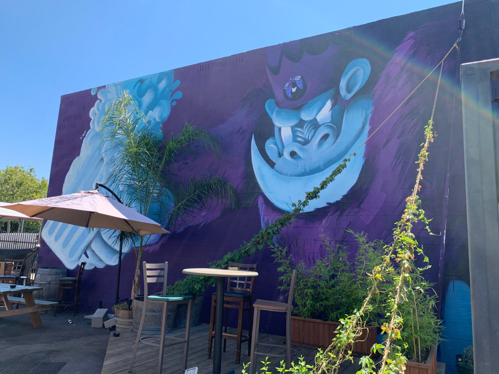 mural in Sacramento by artist Glob CDS.