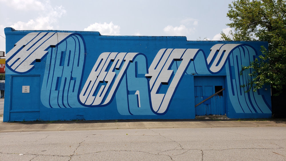 mural in Fort Smith by artist unknown.