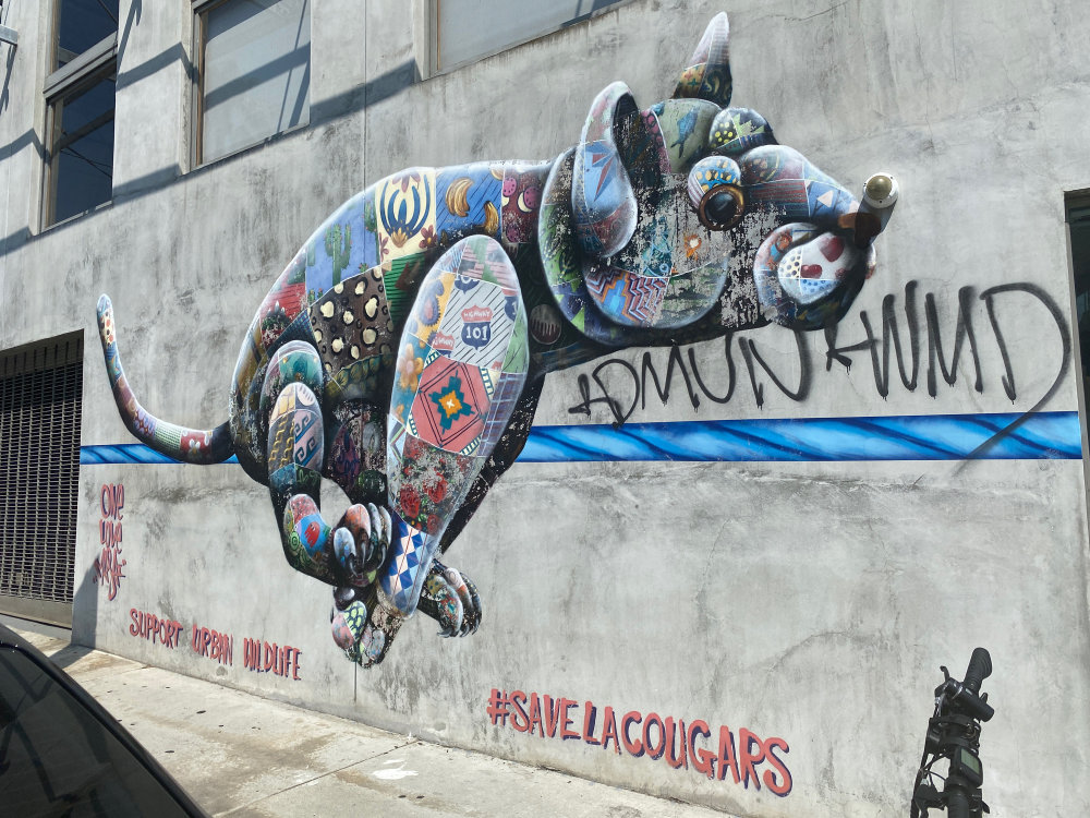 mural in Los Angeles by artist Louis Masai.