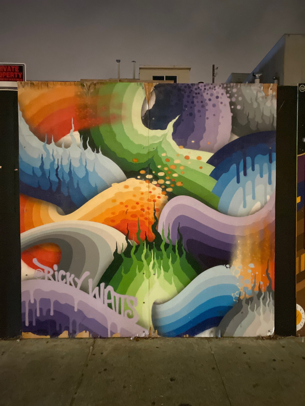 mural in San Francisco by artist Ricky Watts.