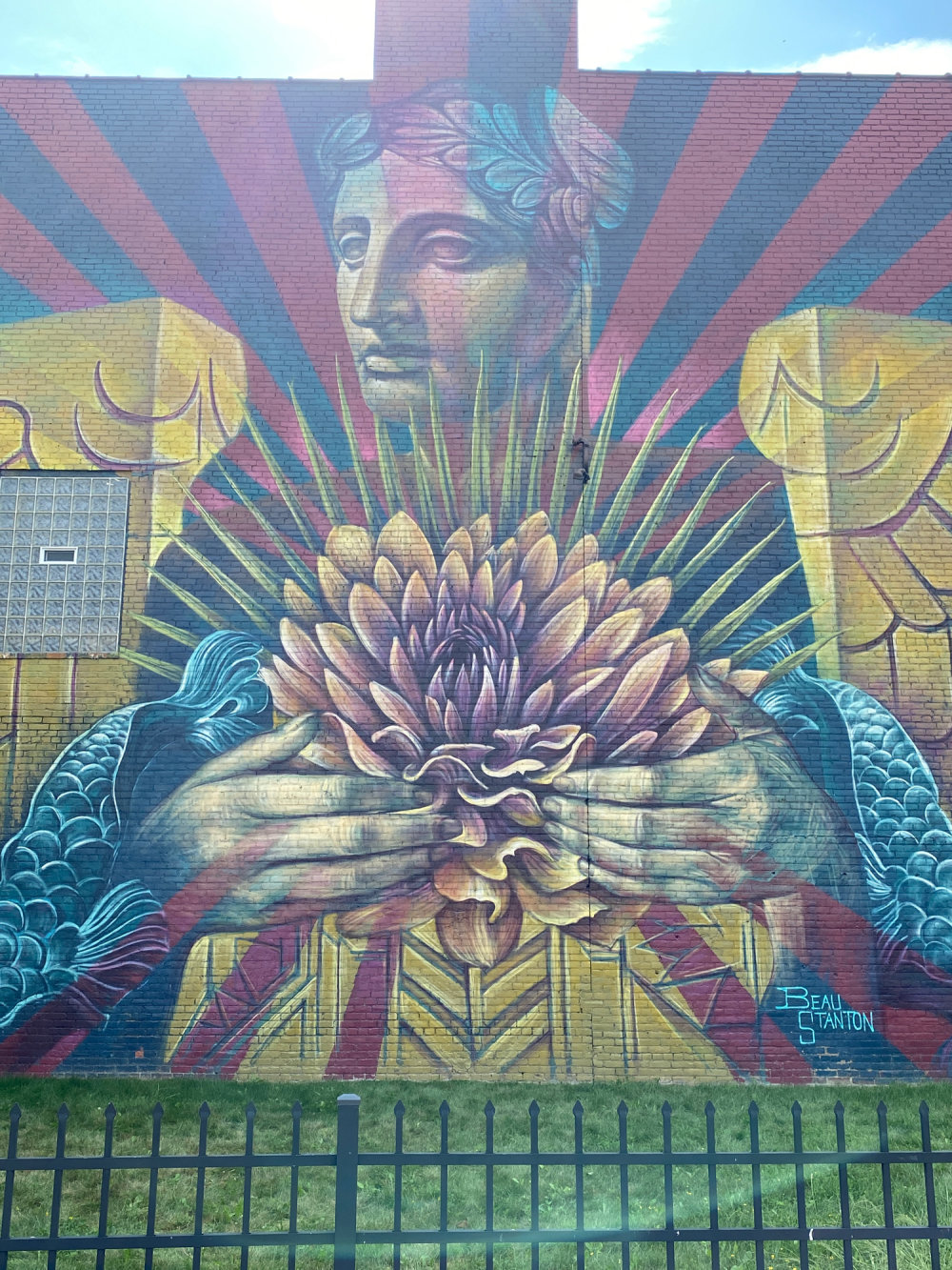 mural in Cleveland by artist Beau Stanton.