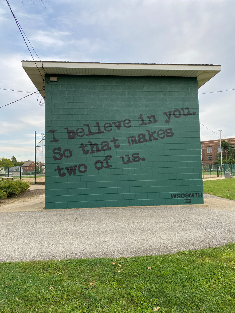 mural in Lakewood by artist WRDSMTH.