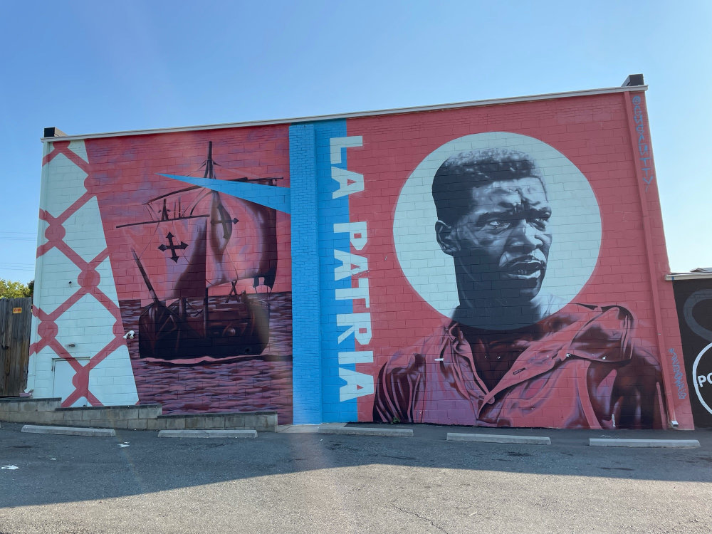 mural in Charlotte by artist Gus Cutty.