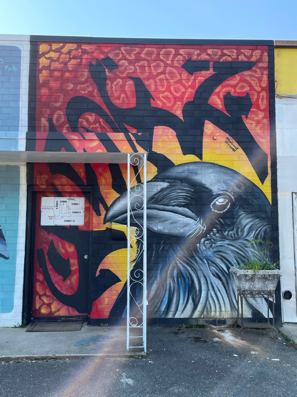 mural in Charlotte by artist Abstract Dissent.