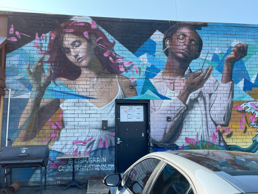 mural in Charlotte by artist Osiris Rain.