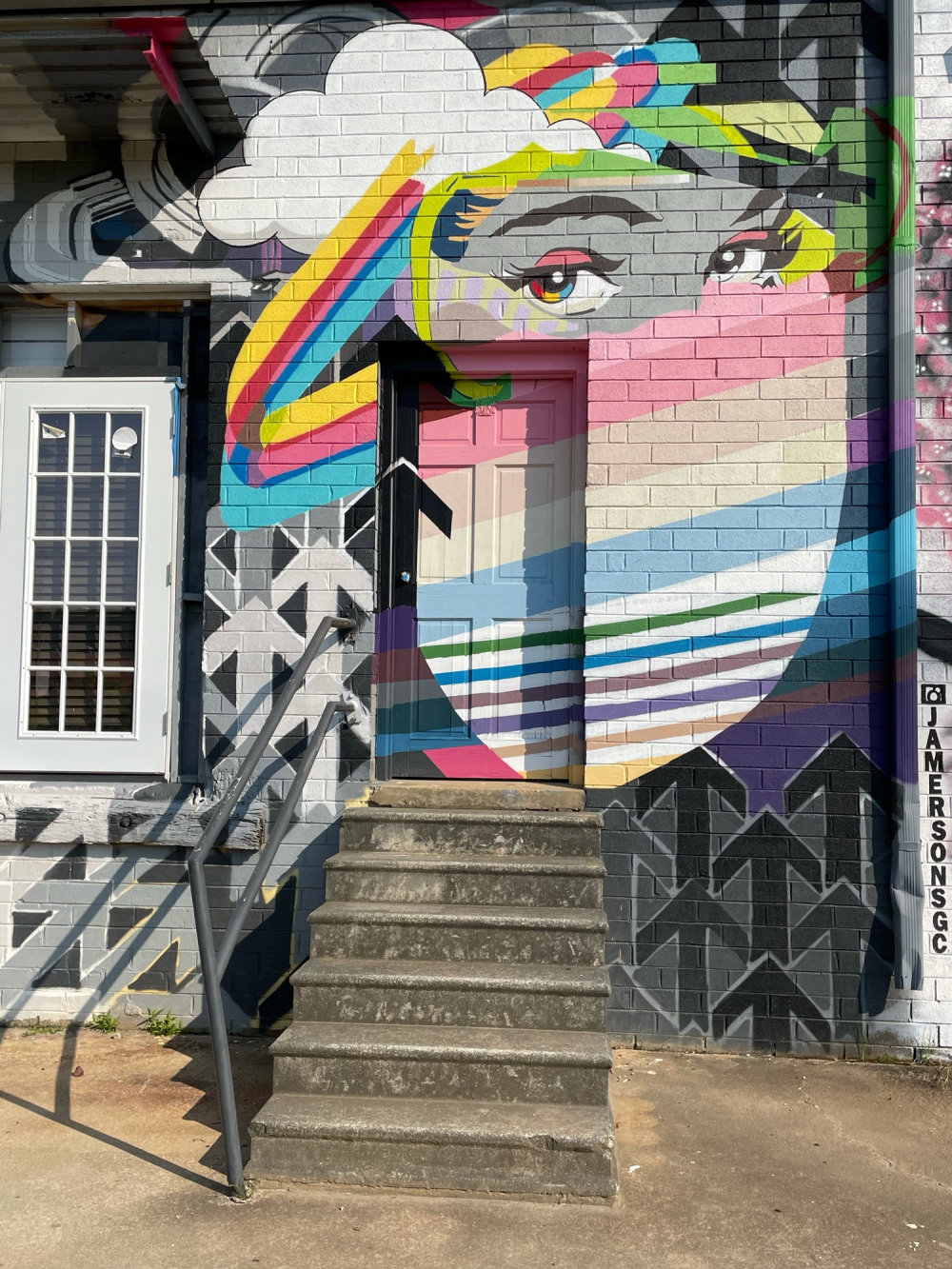 mural in Charlotte by artist Nicholas Zimbro.