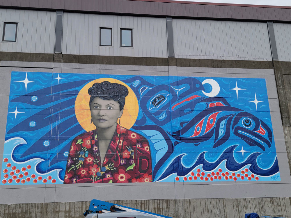 mural in Juneau by artist unknown.