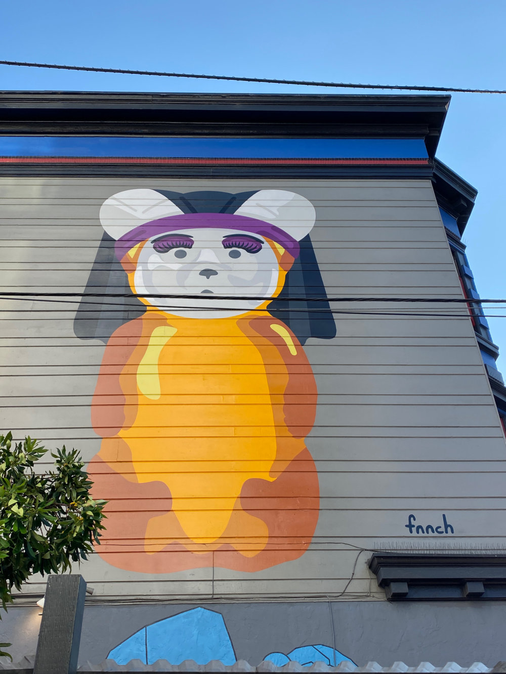 mural in San Francisco by artist fnnch.