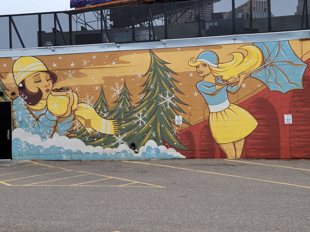 mural in Minneapolis by artist unknown.