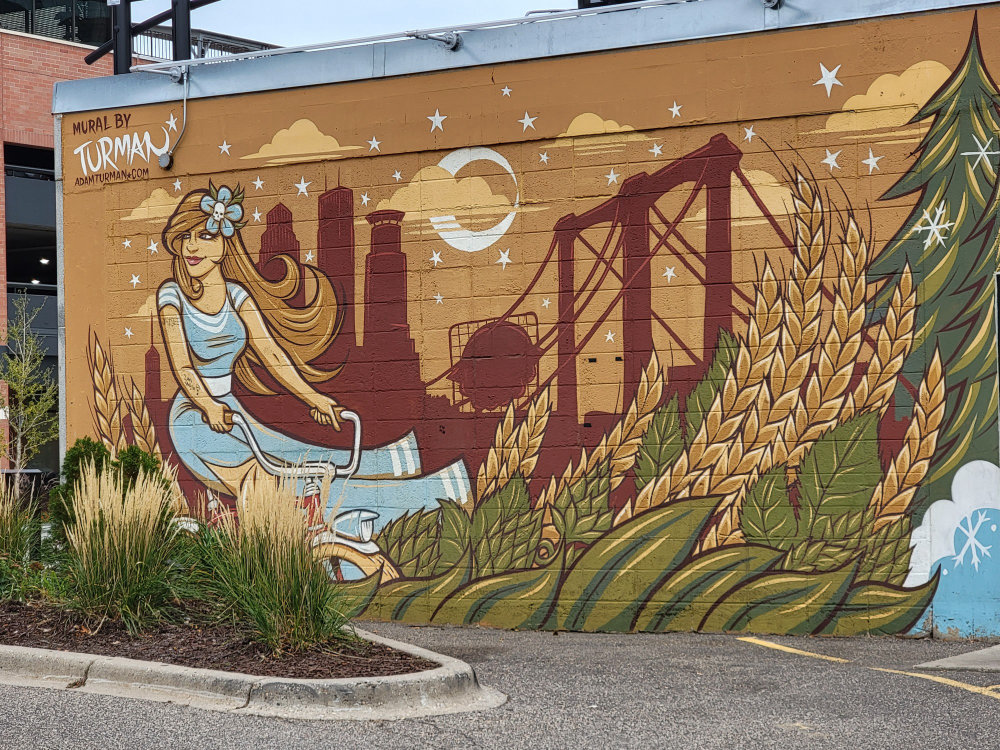 mural in Minneapolis by artist unknown.