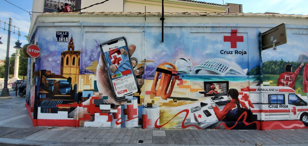 mural in València by artist unknown.