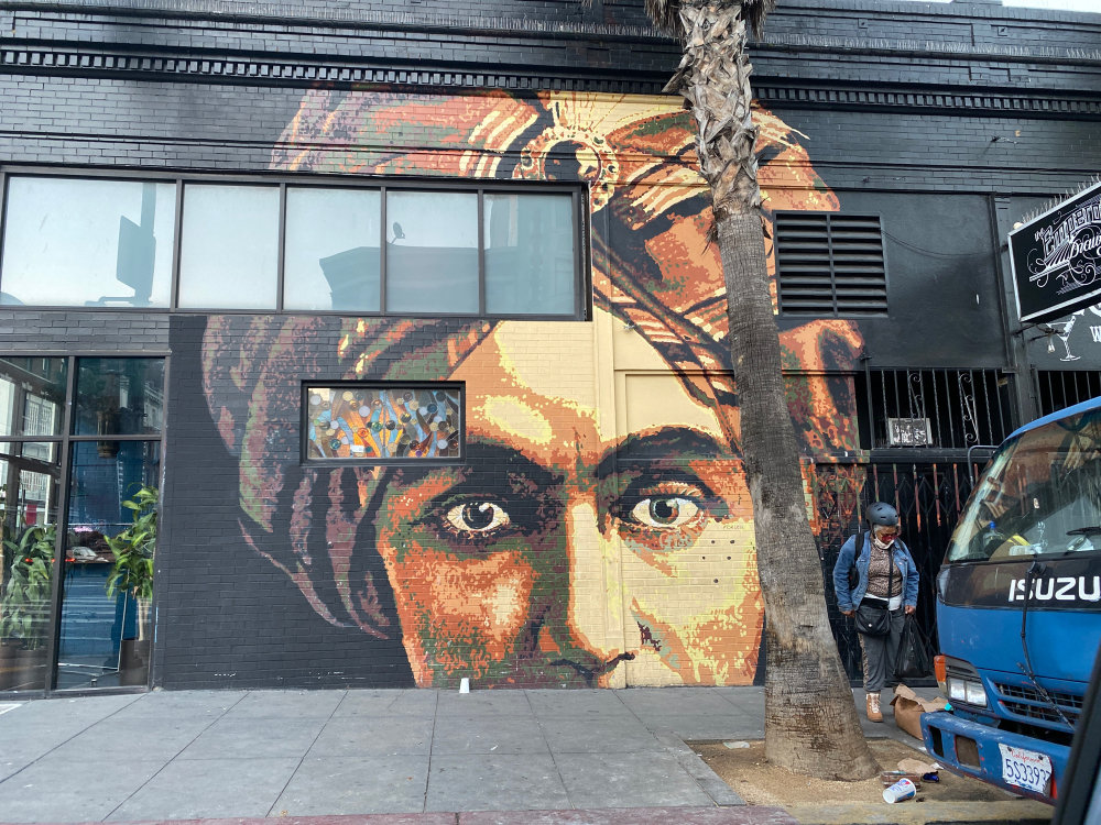 mural in San Francisco by artist unknown.