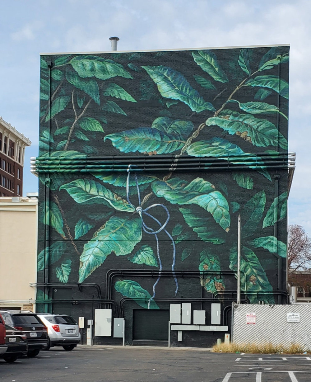 mural in Waco by artist unknown.