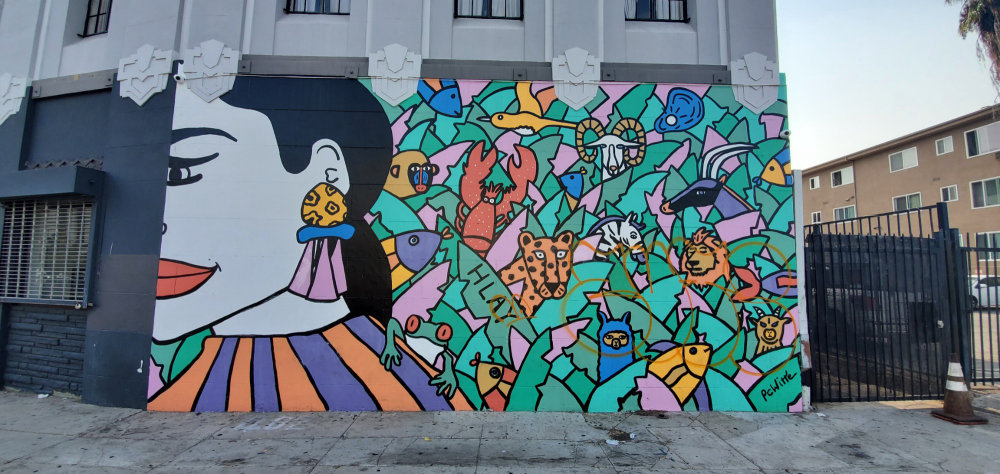 mural in Los Angeles by artist Priscilla Witte.