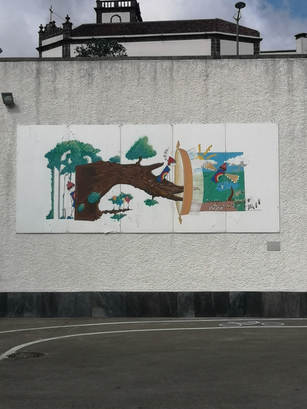 mural in Ponta Delgada by artist unknown.