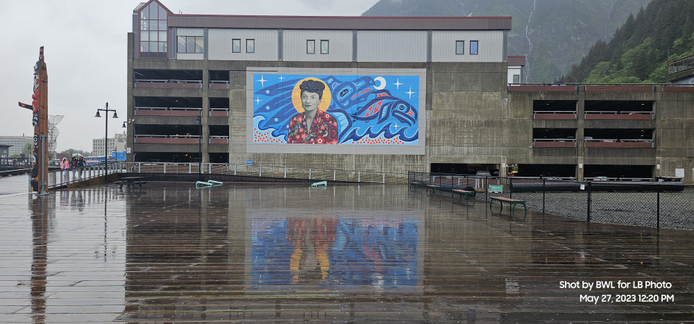 mural in Juneau by artist unknown.