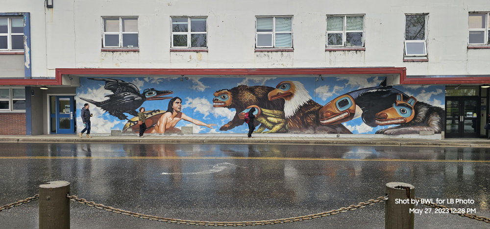 mural in Juneau by artist unknown.