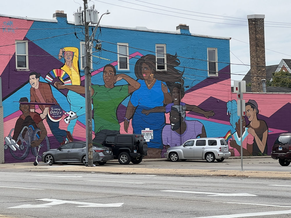 mural in Rockford by artist unknown.